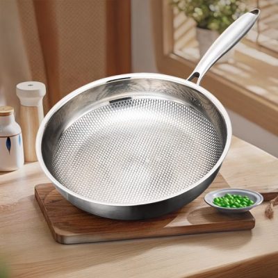 Chảo inox 5 lớp nguyên khối