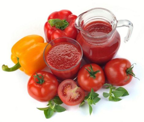 Nước ép cà chua ớt chuông
