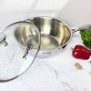 Chảo Inox Cao Cấp 5 Lớp JW-IN316 Jiwon NANO COOL