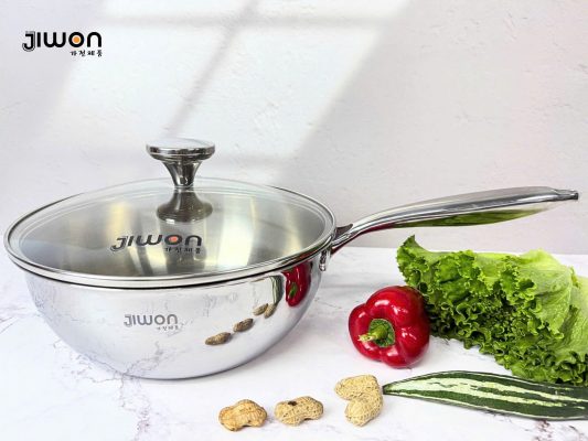 Chảo Inox Cao Cấp 5 Lớp JW-IN316 Jiwon NANO COOL