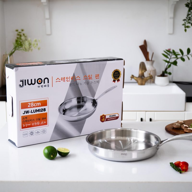 Chảo Cạn Lòng Inox Lumi Jiwon - Công Nghệ Nano Cool 