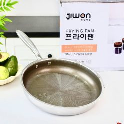 Chảo JIWON chống dính thế hệ mới Nano Titanium inox 316