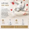 Cối thủy tinh 2L có tay cầm máy xay đa năng JIWON JWD-F25